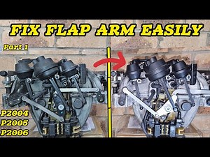 Mercedes 6 CYL M272 Swirl or Tumble Flaps Actuator Arm Fix (Comprehensive video)
