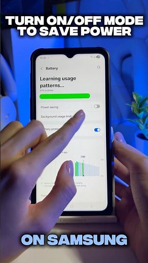 POWER SAVING MODE ON YOUR SAMSUNG - BATTERY SETTINGS🦋#powersaving #samsung #samsungtricks #howto