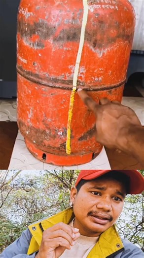 How to Check Your Gas Cylinder Level at Home | Simple Turmeric Hack! #shorts