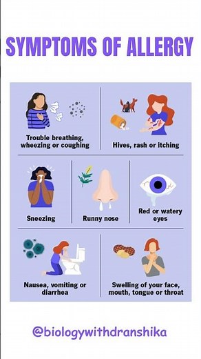 Sneezing, itching, rashes – signs your immune system is on alert! ⚠️#AllergyAwareness #immunesystem