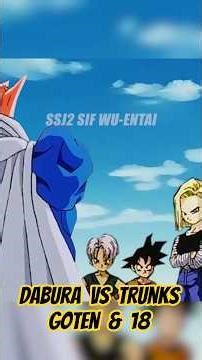 Android 18, Trunks & Goten VS Dabura #dbsuper #shorts