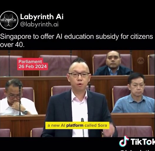 Singapore's 2024 Budget: AI Skills for Citizens Over 40