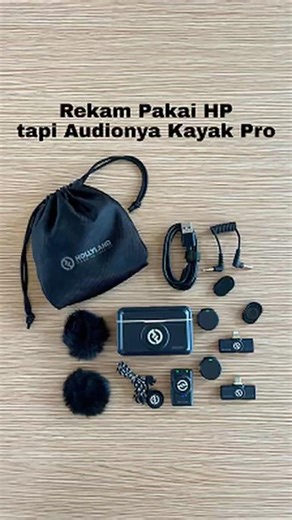 Rekam pake HP, audionya kayak Pro #wirelessmic #alatkonten #hollyland