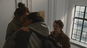 11K views · 61 reactions | 狼 The young couple is secretly kissing in the hallway, only to be watched by their next-door neighbor the whole time~ |狼小情侶在樓道偷偷親吻，不料對門鄰居全程目睹~ #BecauseofLove #今生有你 #李小冉 #钟汉良 #都市爱情 #love #浪漫 #优酷 #霸道總裁 #热门 #电视剧 #恋爱 #中国电视剧 #爱情 #fyp #cdrama | 追番热血少年 | Facebook