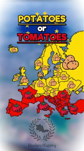 Potato Potassiumato #mapping #geographythroughmaps #europe #geography
