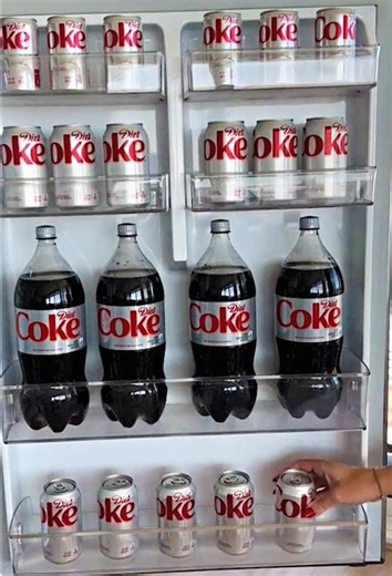 ASMR Drink Restock 🥛🥛🥛 #asmr #organized #drink #drinktok #drinkfridge