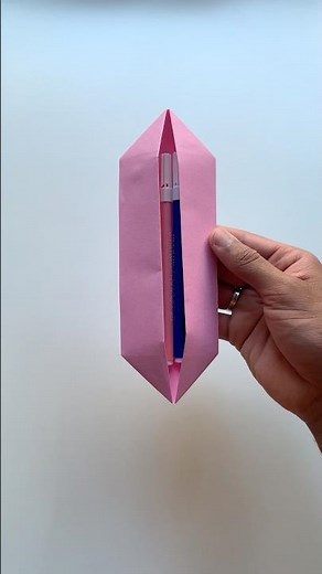 ORIGAMI ESTOJO DE LÁPIS DE PAPEL - TUTORIAL #origami #origamiart #papelviraarte #arte #diycompapel
