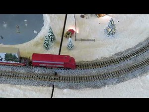 Christmas Model Train Display, 3: Clifton Forge, Virginia, U.S.A.