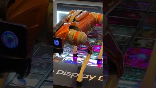Watch robot dogs stomp on bendable OLEDs