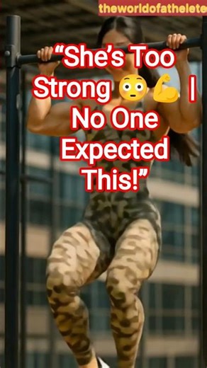 “Unstoppable Power 💪 | Strongest Woman Crushing Pull-Ups Like a Beast 🔥 #Motivation”#ai #viral #dj