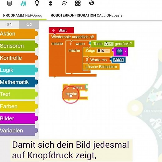 Code4Space - Programmiere Bildnachrichten
