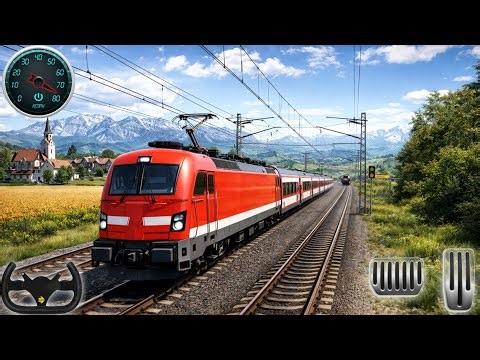 Most Realistic Train Game - Euro Train Simulator 2 (2024) [Android Gameplay]