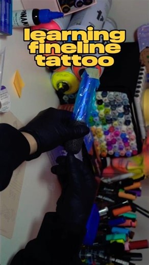 POV: practice makes perfect ✨ #tattoo #art #shorts