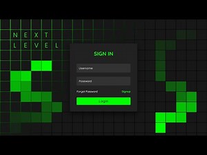 Next Level Animated Login Form using Html & CSS Only