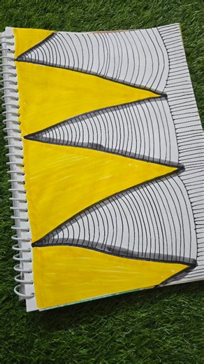 Wow Craft on Instagram: "Transform your drawing skills with this easy step-by-step line illusion tutorial! ✨ If you’ve been wanting to create smooth, satisfying patterns that look complex but are actually beginner-friendly, this reel will guide you through every stroke. In this tutorial, I break down the process into simple steps so anyone can follow along — even if you’re new to art. Just pause, practice, and repeat. You’ll be surprised how quickly you can create professional-looking designs wi