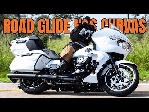 Is the new 2026 Harley-Davidson Road Glide Limited good at cornering? #harleydavidson #roadglide