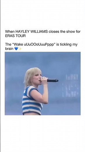 When Hayley Williams closes the show for eras tour... #shorts