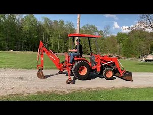 Kubota B21 4X4 Compact Backhoe