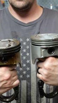 Ultrasonic Piston Cleaning #engine #automobile #asmr