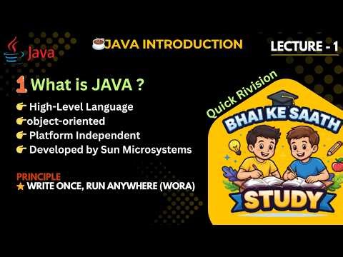 Java Introduction | What is Java ? | quick revision