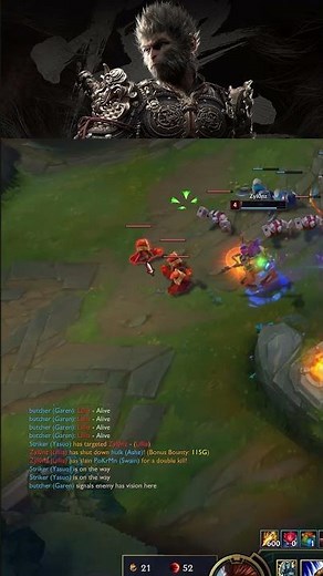 INSANE Wukong Jungle Flash + Max Range E | Double Kill with Yasuo | League of Legends