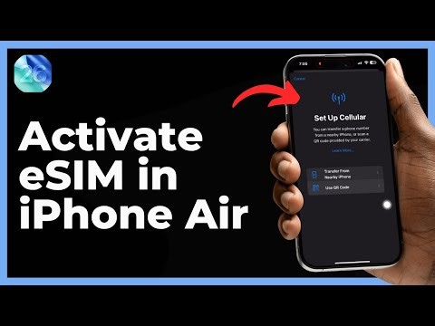 How To Activate eSIM in iPhone Air (NO Sim Card Slot)