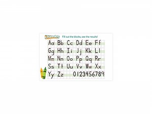 Practice Cursive Alphabet Cards for Individual Students - Channies