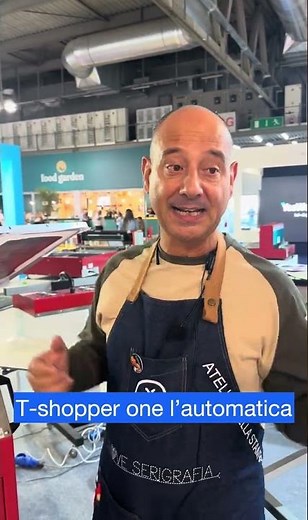 T-SHOPPER ONE l'automatica per serigrafia