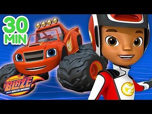 AJ's Rescues w/ Blaze 30 Minute Compilation | Blaze and the Monster Machines