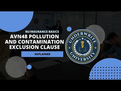 AVN48 Pollution Contamination Exclusion Clause Explained | Aviation, Reinsurance, Risk Management