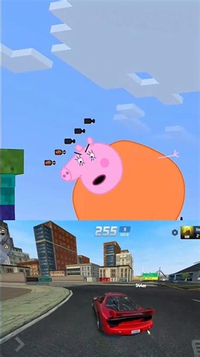 Mummy Pig Got Fat, George Got Strong!#peppapig #minecraft #animation #peppa
