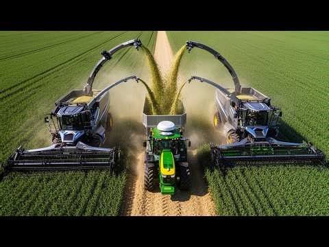 100 Modern Agriculture Machines Operating at Peak Efficiency