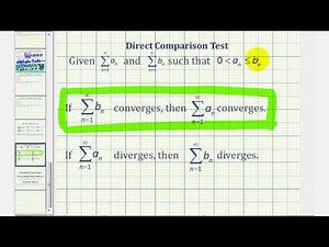 Infinite Series: The Limit Comparison and Direct Comparison Tests