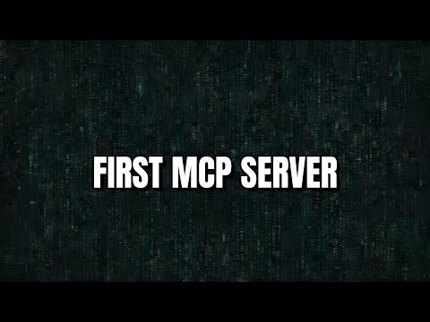 Your First MCP Server in Python | MCP Servers #03