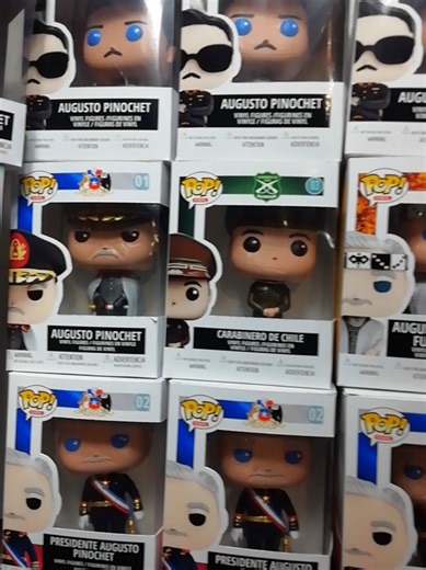Funko Pop de Pinochet, Junta Militar, Carabineros, etc solo aquí en #Bazarpatriota