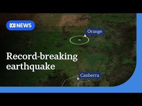 NSW town of Orange hit by record-breaking earthquake | ABC NEWS