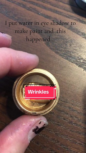 Creating Metallic Paint Using Eye Shadow | Surprising Results!