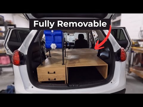 How I Built a Full Camper Setup Inside a Small SUV
