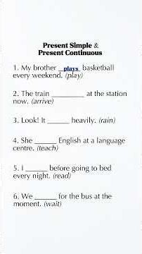 Present Simple vs Present Continuous | English Grammar Quiz | Test Your Tenses Like a Pro | Practice