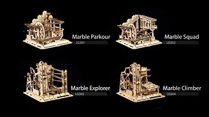 Wow, amazing ROKR marble run kit collextion here. Classic game,but new experience. When one gear turns,the others turn as well. Each product has great originality. Let's watch the video and see how the magic starts! | ROKR