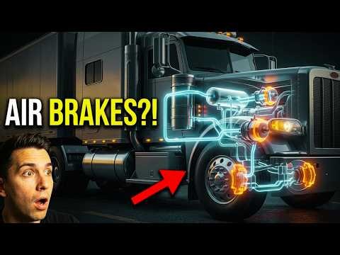 Why Do Big Trucks Use Air Brakes? How It works