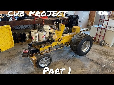 Cub Cadet Pulling Tractor Project…Part 1