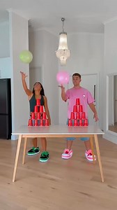 708K views · 1.5K reactions | WHO CAN UN STACK, RE STACK AND KEEP UP THE BALLOON!? 藍 | Maizen | Facebook