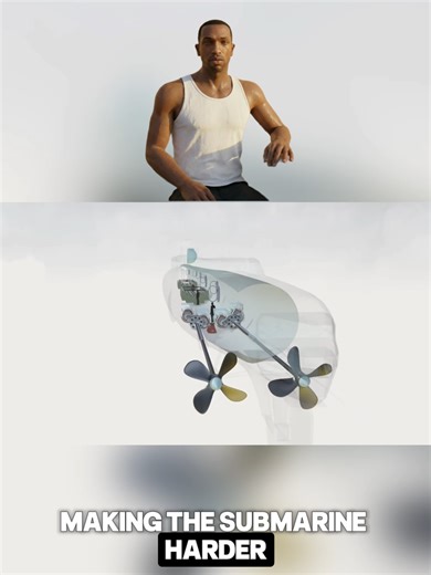 Power underwater came at a cost. #submarine #ww2 #ww2submarine #howitworks #militarytech #engineering #weapons #history