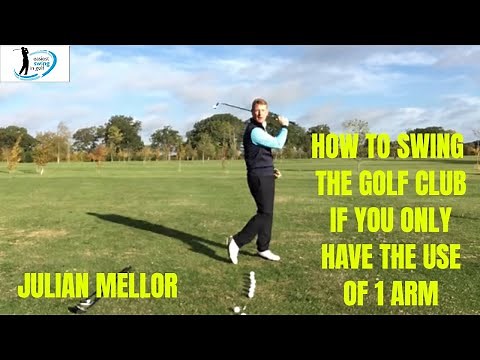HOW TO SWING A CLUB IF YOU ONLY HAVE THE USE OF ONE ARM.