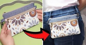 Sewing A DIY Belt Bag Pouch