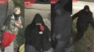 Shocking video shows five armed men violently robbing Grimsby home