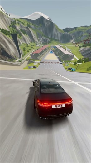 Cars Braking Test Audi A8 #beamngdrive