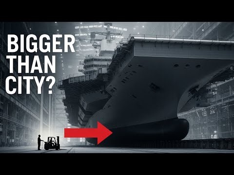 Secrets of the Shipyard The Aircraft Carrier Production Process Amazing