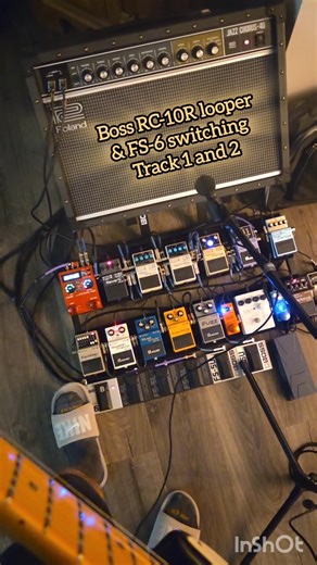 Boss RC-10R & FS-6 #guitar